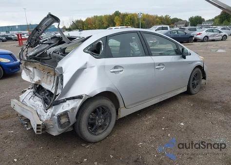 2013 Toyota Prius Two из США, поврежденный, VIN JTDKN3DUXD0341808